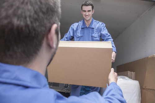 Employee reviewing ethical compliance documents at Edmonton Storage