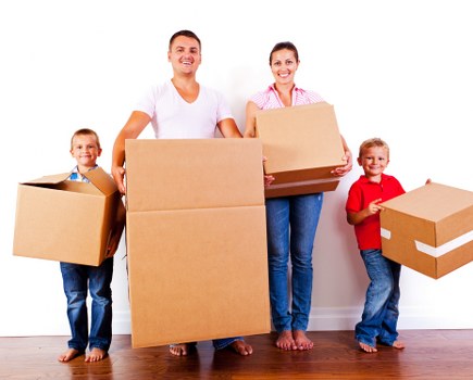 Professional local removal service preparing a move in Edmonton