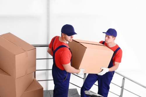 Office relocation packing with secure protection for equipment in Edmonton