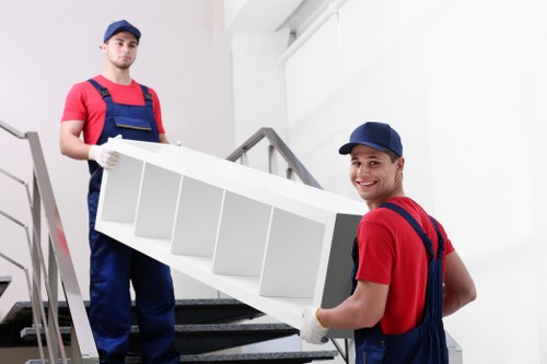 Customer reviewing Edmonton Storage service terms before booking storage