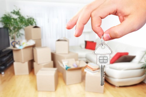 Moving crew handling residential local removals in Edmonton