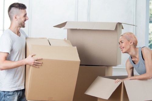 Household items prepared for long-term storage in Edmonton