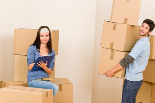 Secure indoor storage facility for furniture in Edmonton